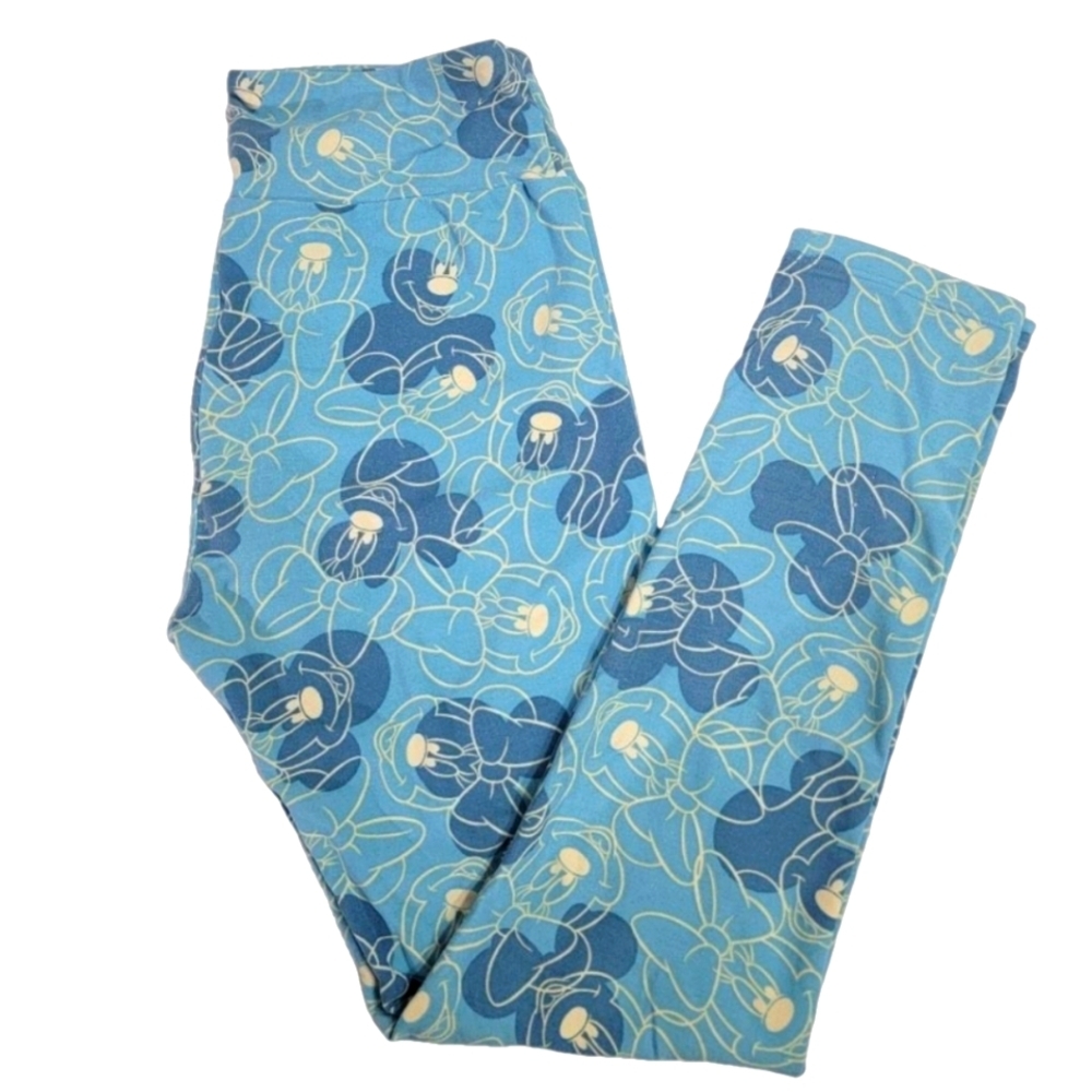 Lularoe Disney Minnie Mouse Print Leggings Women's One Size 2-12